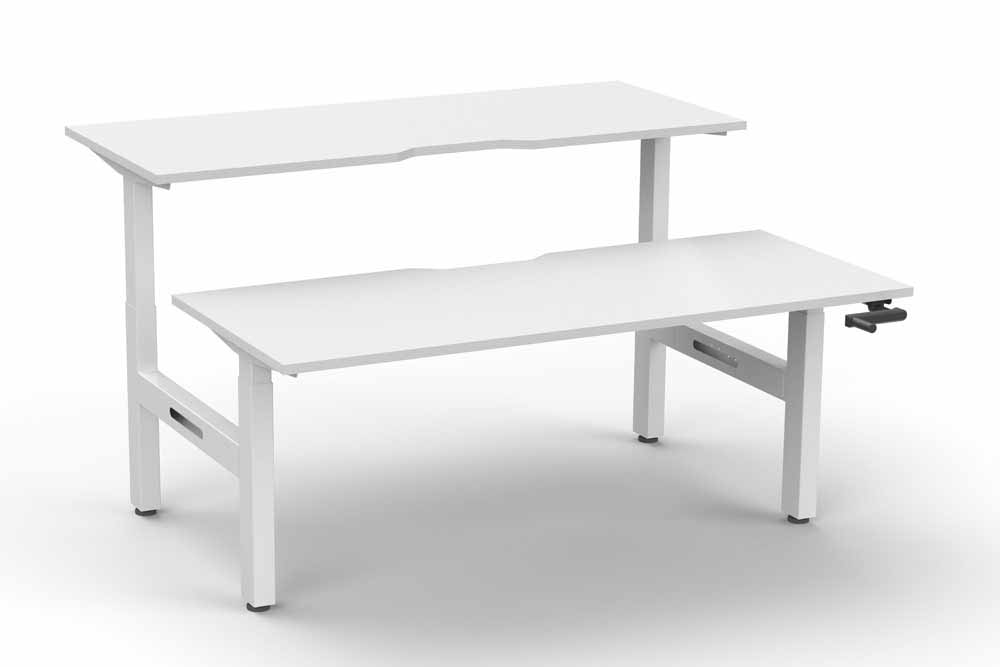 Boost Crank Double Sided Sit-Stand Workstation